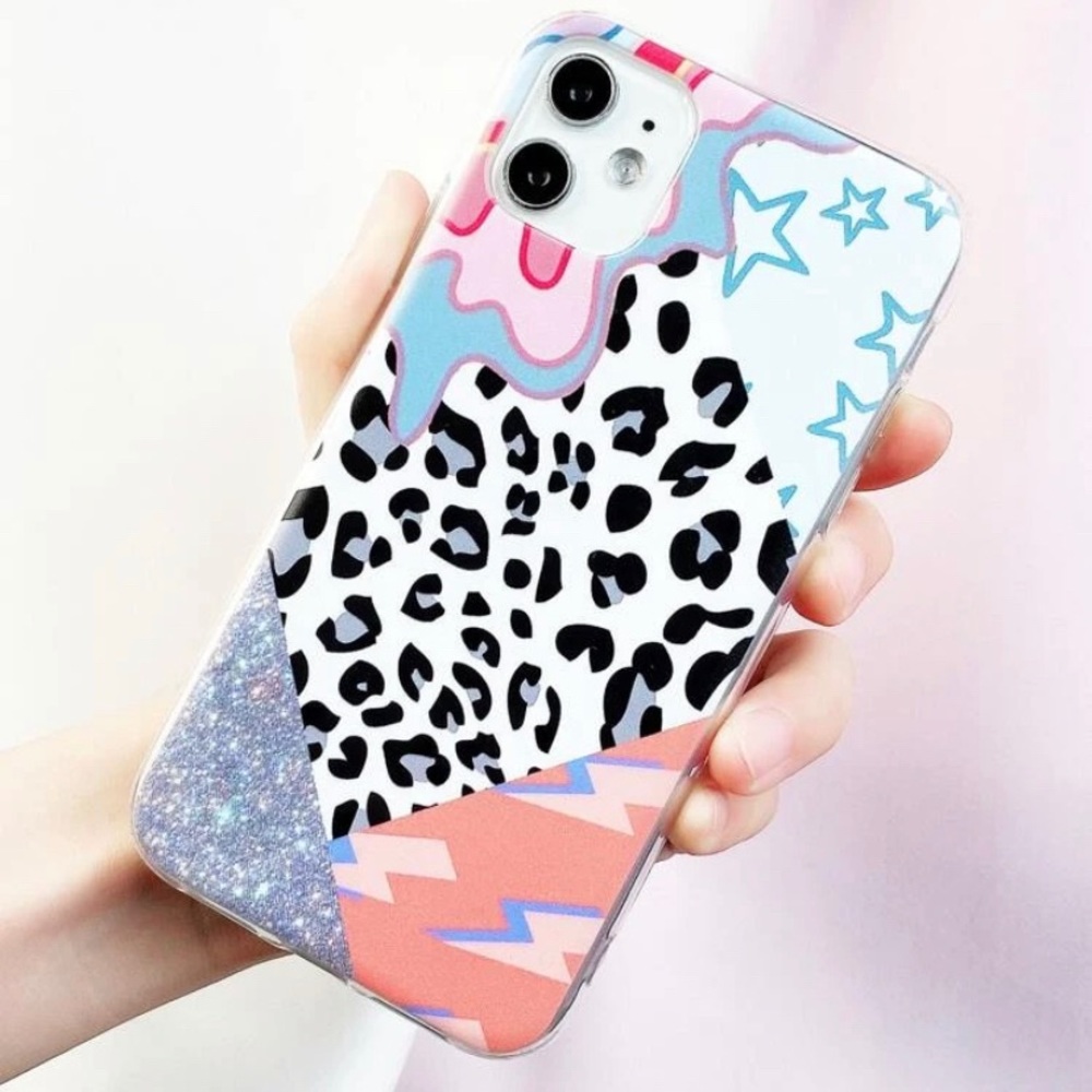 Trendy colorblock iPhone case